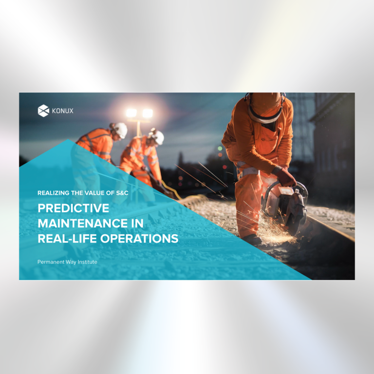 2022 05 05_Predictive Maintenance of Switches Using KONUX_Tim Flower