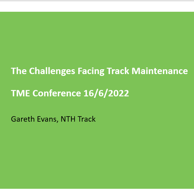 Keynote Address - NR TME Conference