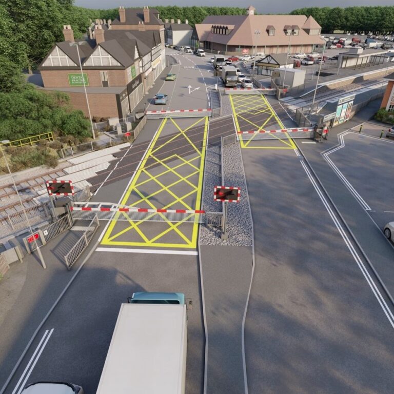 Sunningdale level crossing upgrade