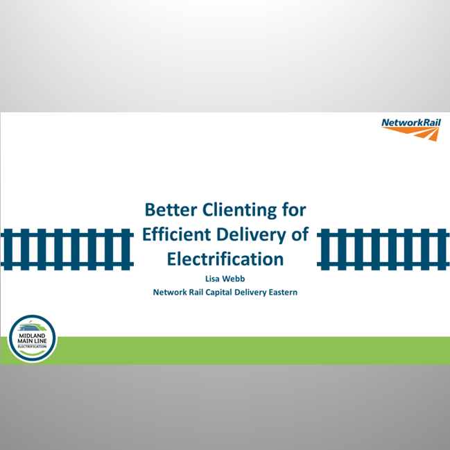 Better clienting for efficient delivery of electrification