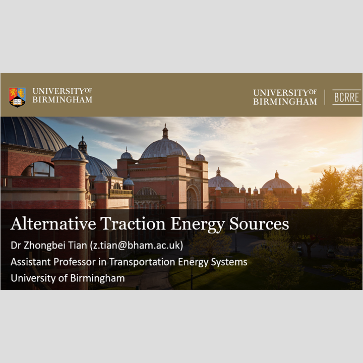 Alternative Traction Energy Sources