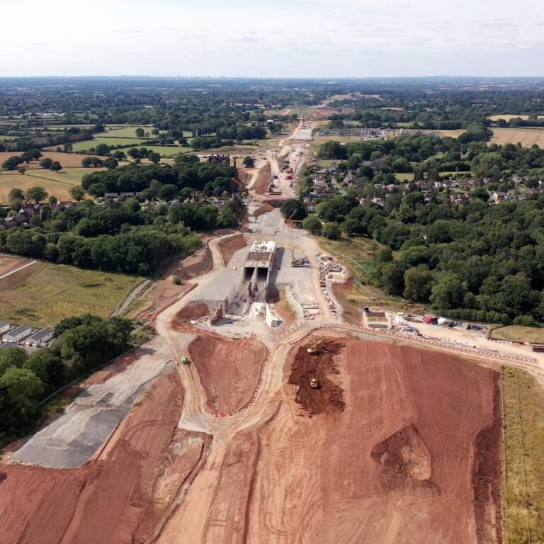 HS2 Construction - From the Air
